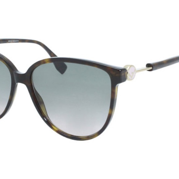 FENDI FF 0345/S
Dark Havana/Blue Pink Gradient Gold Sunglasses - Picture 7 of 7